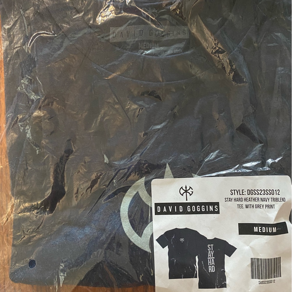 David Goggins: (2) Authentic T-shirts